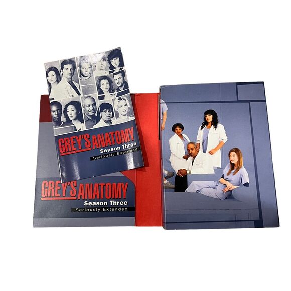 Greys Anatomy Season Three Seriously Extended DVD 2006 Y2K Hospital Medical TV - Picture 5 of 10